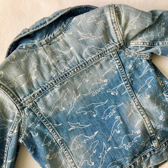 Gap Denim Dinosaur jacket 4T - Picture 3 of 4